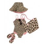 Adorable Leopard Print Sun Hat - Reversible!  See all matching accessories! 